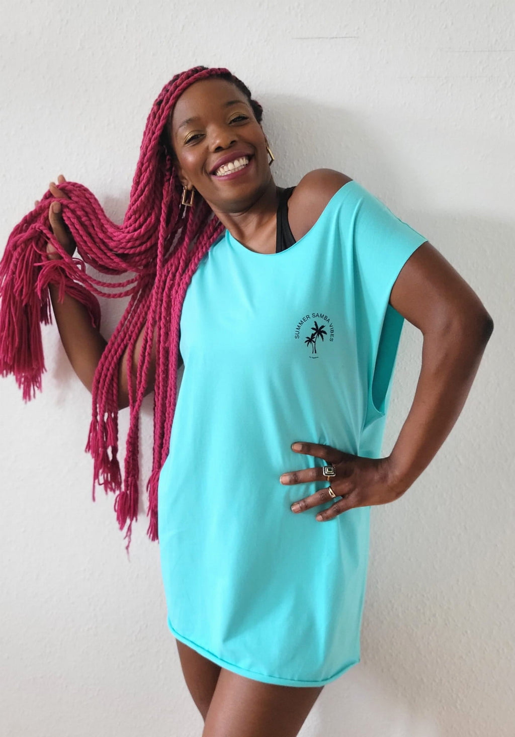 Sleeveless T-shirt PALMS Mint