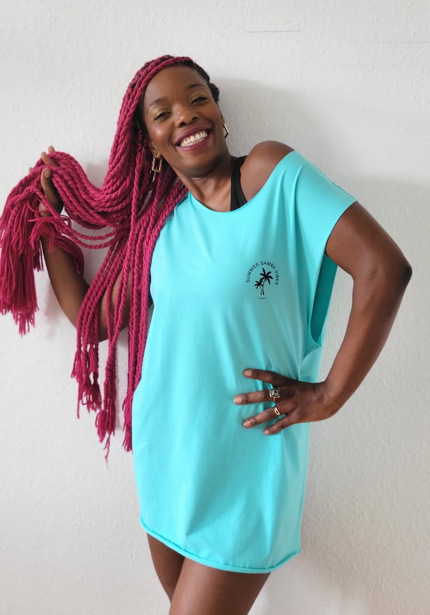 Sleeveless T-shirt PALMS Mint